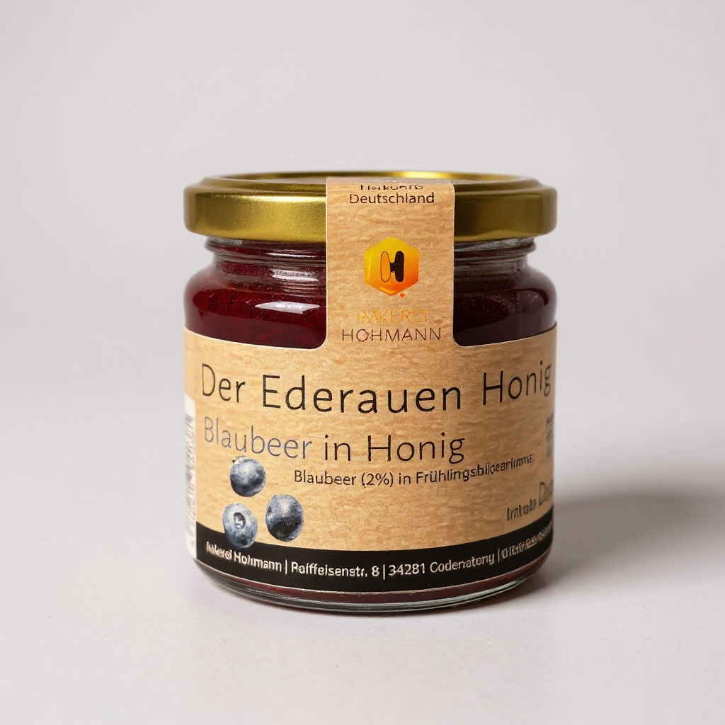 Blaubeer in Honig