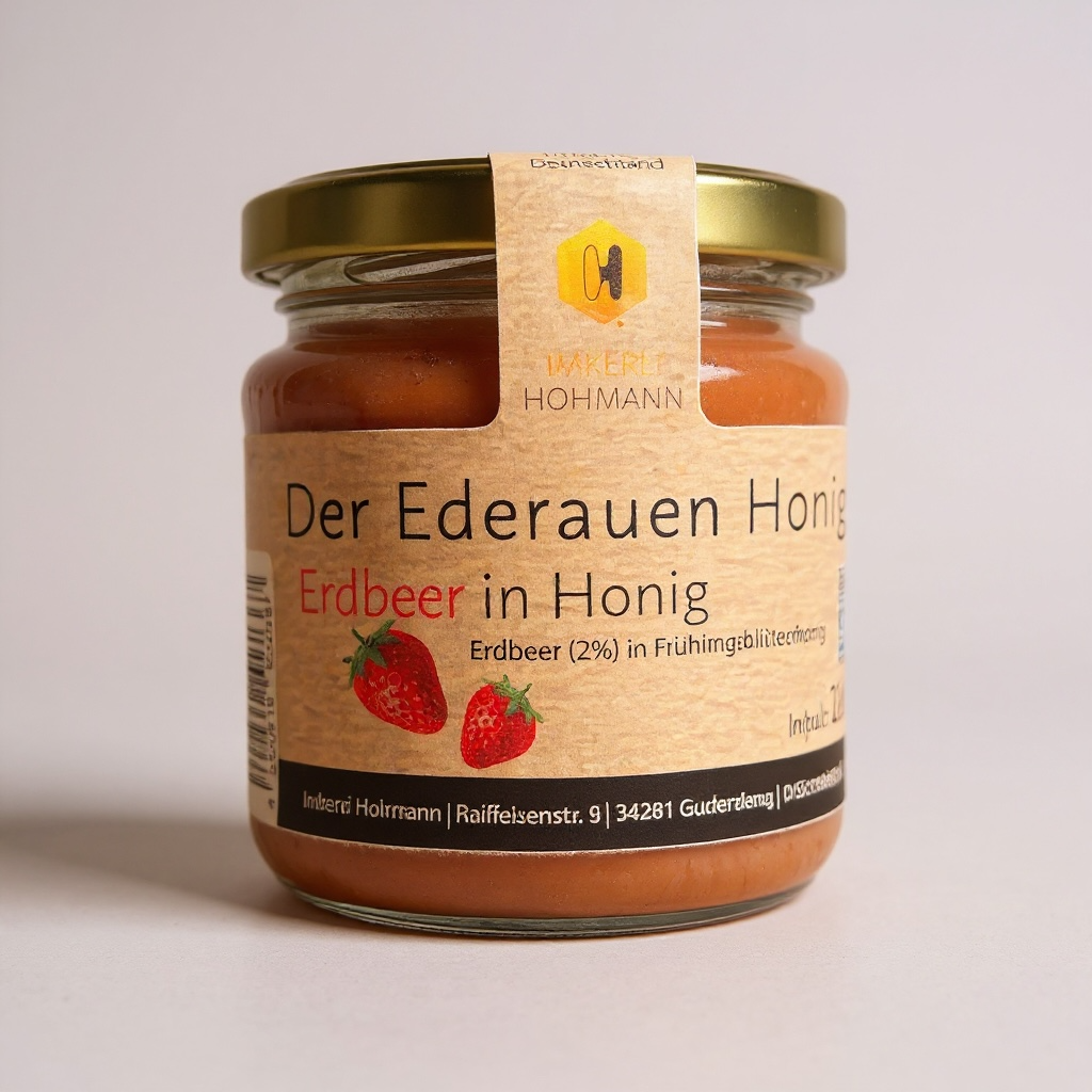 Erdbeer in Honig